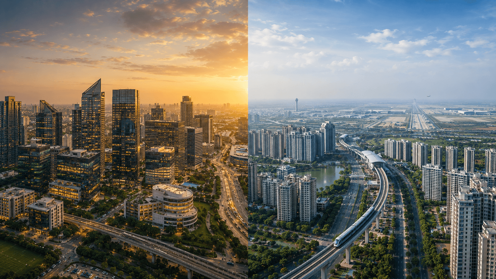 Gurgaon vs Noida 2026